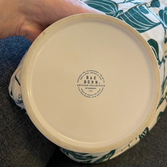 Rae Dunn White Ceramic Bowl with 'FEAST' Text dog bowl - Picture 5 of 6